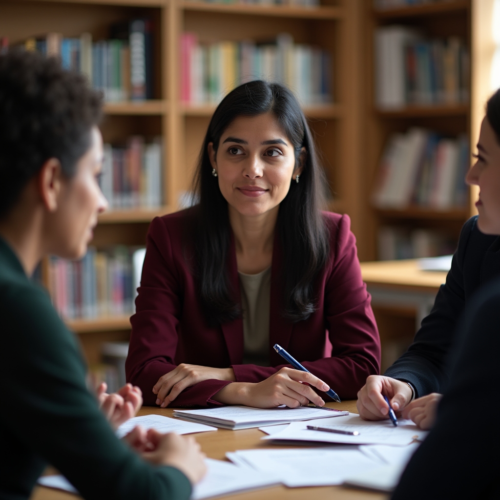 Sesión de taller con feedback en grupo